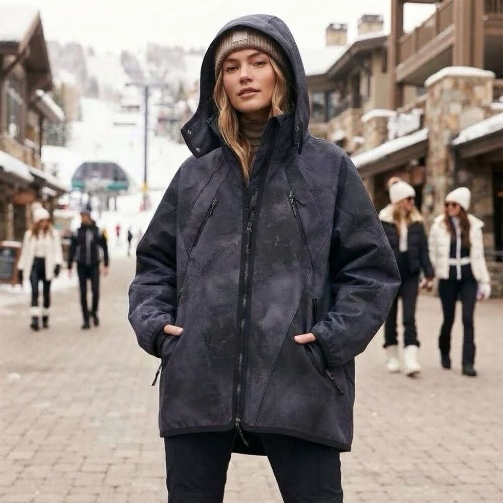 Free People FP Movement Canyon Crushin Jacket M Oversized Ski Outdoor Gorpcore
